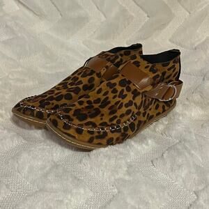 NWT leopard moccasins